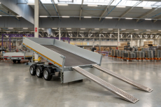 EDUARD 4020 3-SK 3-Achser 3,5t Elektro Rampen + Stützen 406x200x30cm