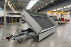 EDUARD 4020 3-SK 3-Achser 3,5t Elektro-/Nothandpumpe Rampen + Stützen 406x200x30cm