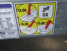 Ifor Williams GX 126 HD 3 Achsen RAMPE + ALUBODEN 366x184cm 3,5 t VORRAT