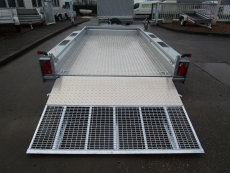 Ifor Williams GX 126 RAMPE + Zurrösen 366x184cm 3,5 t