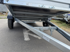HK 235 Stahl KIPPBAR + Stützrad + klappb Vorderwand 2,35x1,32x0,35m 750 kg