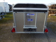 Ifor Williams P 7e 10 Zoll Aludach Lüftungen Treibgitter 221x121x113cm 750 kg