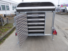 Ifor Williams P 7e 10 Zoll Aludach Lüftungen Treibgitter 221x121x113cm 750 kg