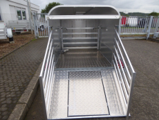 Ifor Williams P 7e 10 Zoll Aludach Lüftungen Treibgitter 221x121x113cm 750 kg