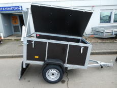 VDM Aktions-Deckelanhänger Plywood + Reling 175 x 100 x 65 cm 750 kg
