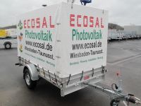 Beschriftung eines Koch -Anhängers im Maß 3000 x 1800 mm