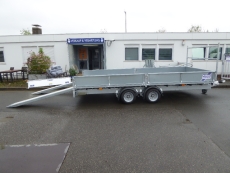 Ifor Williams LM 167 G STAHL-Bordwände + Alu-Rampen + Stützen 4,77x2,25x0,35m 3,5 t