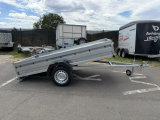 HK 265 Stahl KIPPBAR + Stützrad + klappb Vorderwand 2,65x1,32x0,35m 750 kg