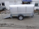 Ifor Williams P 7e 221x121x112cm ALUBODEN Tr in Rampe Sttzen Quertrennung 750kg