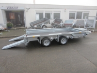 Ifor Williams GX 126 EINZELRAMPEN + 6 x sen 366x 184 cm 3,5 t