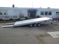 VEZEKO Jumbo light 35.5 TRIDEM / 3Achsen Seilwinde Erad kippbar 5,15x2,10m 3,5t