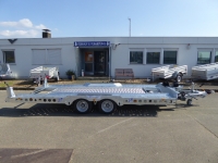 Ifor Williams CT 177 Aluboden + elektrische Seilwinde + Radstopper 5x2,20m 3,5t