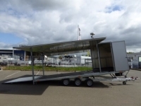 Vezeko Formula 35 mit 3 Achsen +2 x Klappe +Seitentre 550x232x180cm 3,5 t