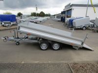 JuKi 35.3 KOMBI-3-Seitenkipper+ Maschinentransporter Stahlboden Elektropumpe