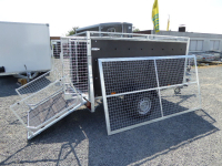 Vezeko AGRAR 13.2 Kombirampe/-türe Treibgitter 3 x Lüftungen 252x125x120cm 1,3 t