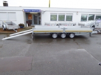 Eduard 6020 Alu 3,5 t 3 Achsen + RAMPEN LH 56/63cm 6,06x2,00x0,30m