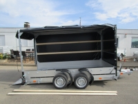 Vezeko Absenker Husky 35.35 BW-Aufsatz Hochplane EHydraulik Rampe 3,45x1,62 x 0,35 m 3,5 t