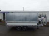 VEZEKO Juki 35.4 3Seitenkipp+ankippb. Transporter 4x2,1x1,35m+ Stahlblech-Aufsatz 3,5t