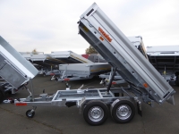 Vezeko PROFI-Kipper Stahlboden + Pendelklappe + Akkuschrauber-+Handpumpe 260x152x35cm 2,7 t